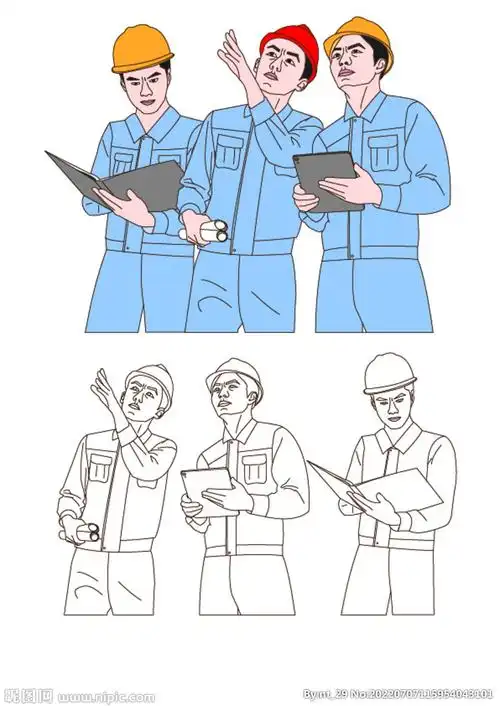 工人 工程师设计图__职业人物_人物图库_设计图库_昵图网nipic.com
