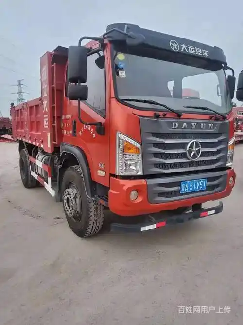 19年大运g6国五蓝牌自卸车 个人户带登记证书 - 大连甘井子货车