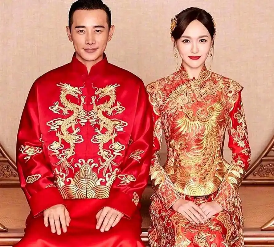 如果你要在一组明星中式婚服中选择,哪一套最符合你心目中的中式婚礼